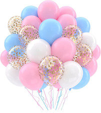 Palloncini Compleanno Rosa Blu