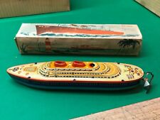 Michael Seidel Germania Occidentale 26 cm giocattolo latta passeggeri nave a vapore MS 700 