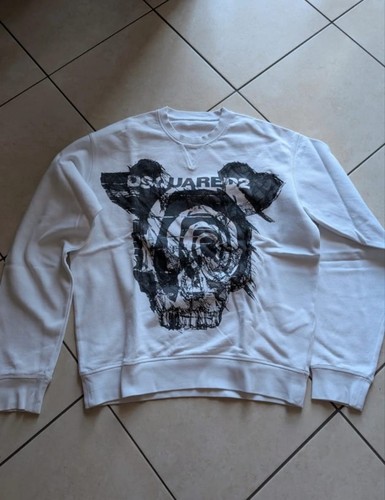Dsquared2 felpa uomo girocollo