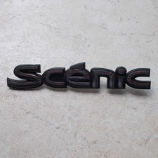 Ancien insigne emblème Renault Scénic mascotte plaque badge voiture auto