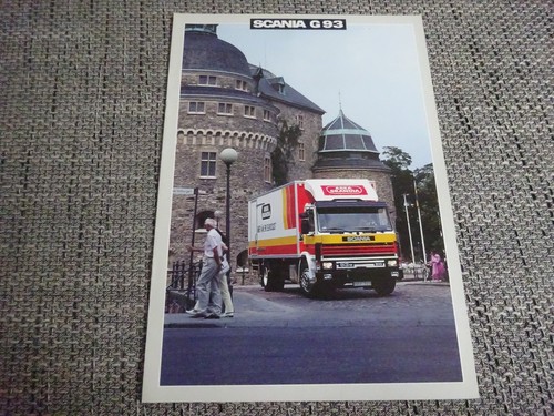Brochure depliant scania - scania, g