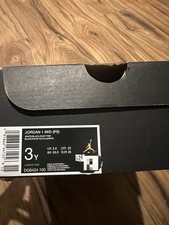 Nuovissima Air Jordan 1 Mid (PS) 3Y bianco/nero/rosa ruggine