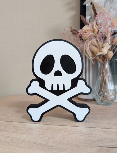 Logo crâne albator 16cm - albator, 3d