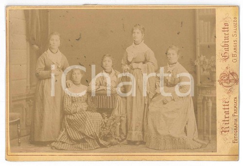 1880 saluzzo ritratto - saluzzo,