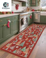 VIKAMA Christmas Red Kitchen