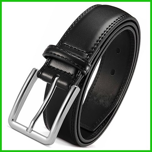 Cintura pelle nera - cintura, unisex