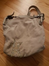 borsa originale janet&janet color ghiaccio in pelle con stella di strass