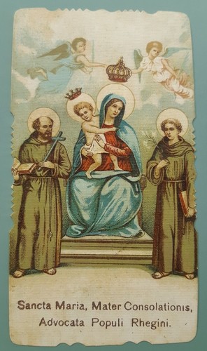 Antico santino cromo - santino,