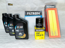 KIT TAGLIANDO FIAT 500 PANDA NATURAL POWER 1.2 GPL METANO SELENIA GAS + 3 FILTRI