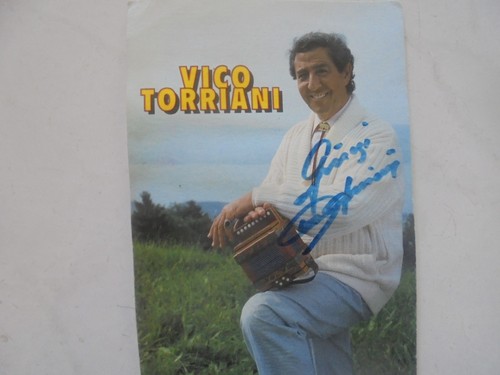 Autografo originale vico - originale,