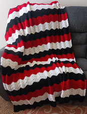 Handmade Throw Afghan, Crochet