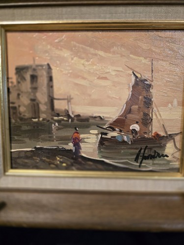 Barca vela epoca firmata - a, d'epoca