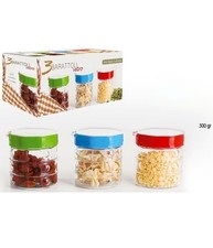 Tris Di Barattoli Vetro Con