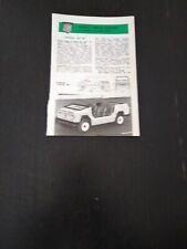 1972-73 MORETTI MINIMAXI 127 500 AUTO PRODUZIONE CARATTERISTICHE VINTAGE ANNI 70