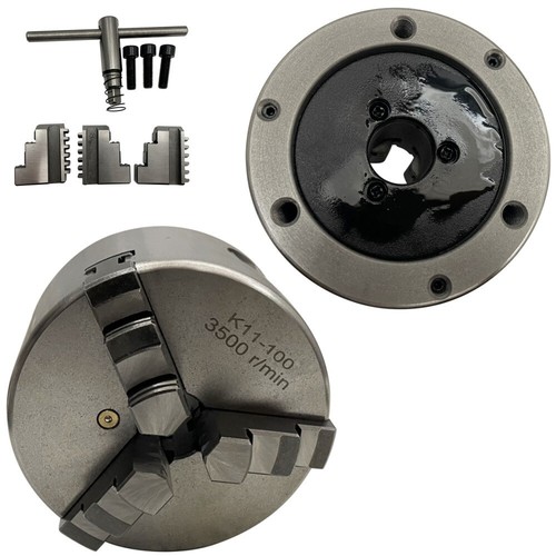 Lathe chuck three jaw - 4", three-jaw
