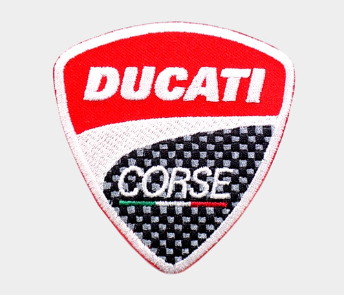 Ducati corse embroidered patch - ducati,