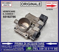 FARFALLA CORPO FARFALLATO GRANDE PUNTO EVO 500 PANDA YPSILON 1.2 1.4 BEN + ALTRI