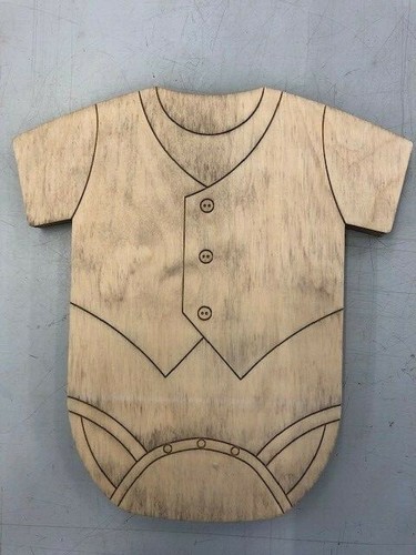 Fiocco nascita sagoma legno - nascita,
