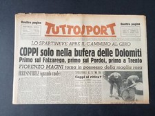 Rivista TUTTOSPORT 1948 n. 77 COPPI solo nella bufera delle Dolomiti
