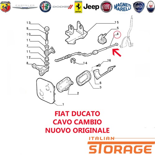 Fiat ducato cavo cambio - fiat,