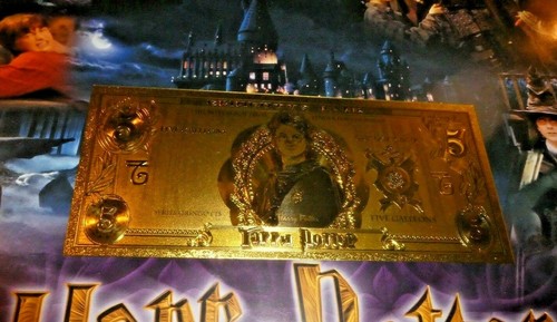 Harry potter gold billet - harry,