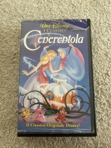 Cenerentola disney vhs - cenerentola,