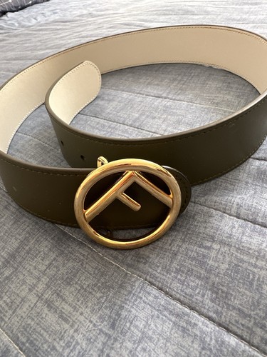 Women double sided belt fendi - sided,