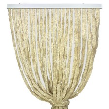 Tenda in Ciniglia Beige Soffio - Protezione Insetti, Semitrasparente, Facile Mon