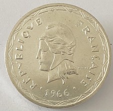 HN Francia 1966 100 franchi Ag gr.25 FDC KM#1  r436