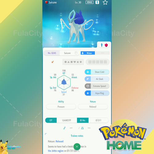 Shiny suicune evento - suicune, 🟢evento