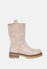 Stivale Donna Camoscio Beige
