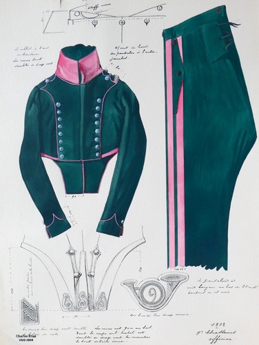 Charles brun disegno militaria - brun,