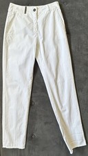 Pantalone donna bianco cotone