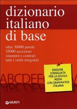 dizionario italiano di base FC per scuola media con grammatica italiana aavv 880