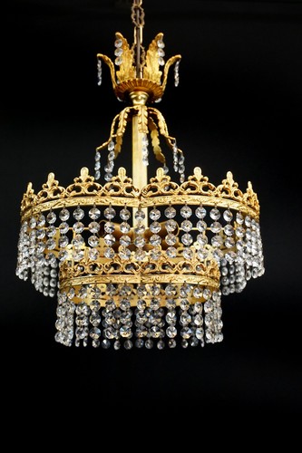 Antico lampadario francese - antico,