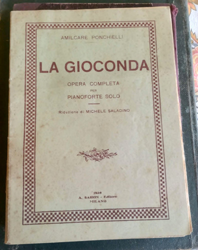 Spartito gioconda di - la,