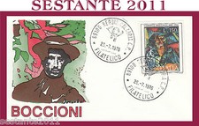 ITALIA FDC FILAGRANO 1976 BOCCIONI  ANNULLO REGGIO CALABRIA G691