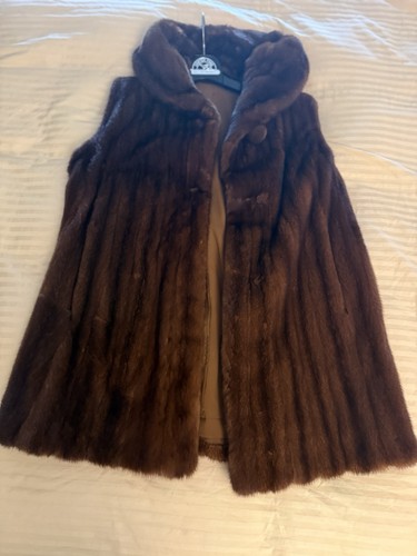 Gilet visone donna - , marrone