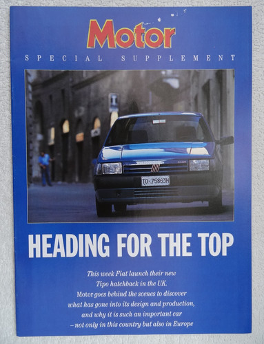 Fiat tipo special motor - fiat,