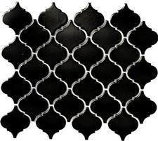 Mosaico ceramica Firenze nero