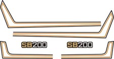 Set decalcomanie Suzuki SB200.