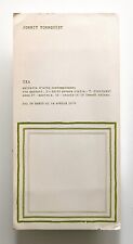 Jorrit Tornquist Galleria UXA Novara 1975 Invito/Ephemera