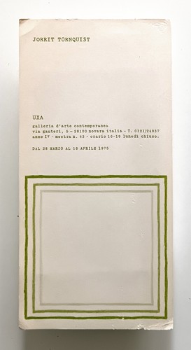 Jorrit tornquist galleria uxa - tornquist,