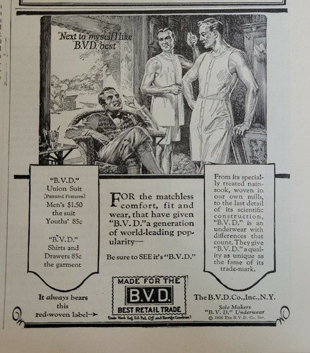 1926 bvd intimo uomo - bvd,