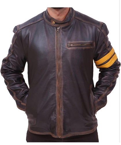 Giacca biker uomo café racer