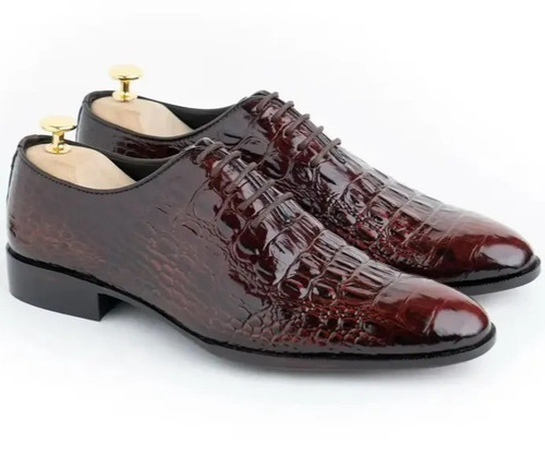 Scarpe alligatori stringate