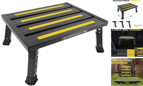 Adjustable height aluminum - aluminum, rv