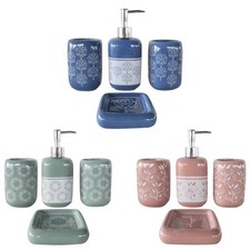 Set 3 Pezzi Accessori Bagno in