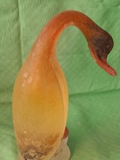  Splendida Scultura Cigno/Oca in Vetro di Murano Cenedese – Vintage