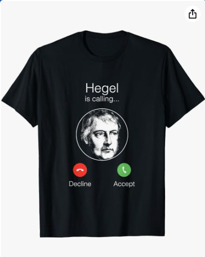 Shirt uomo hegel calling - t-shirt, is